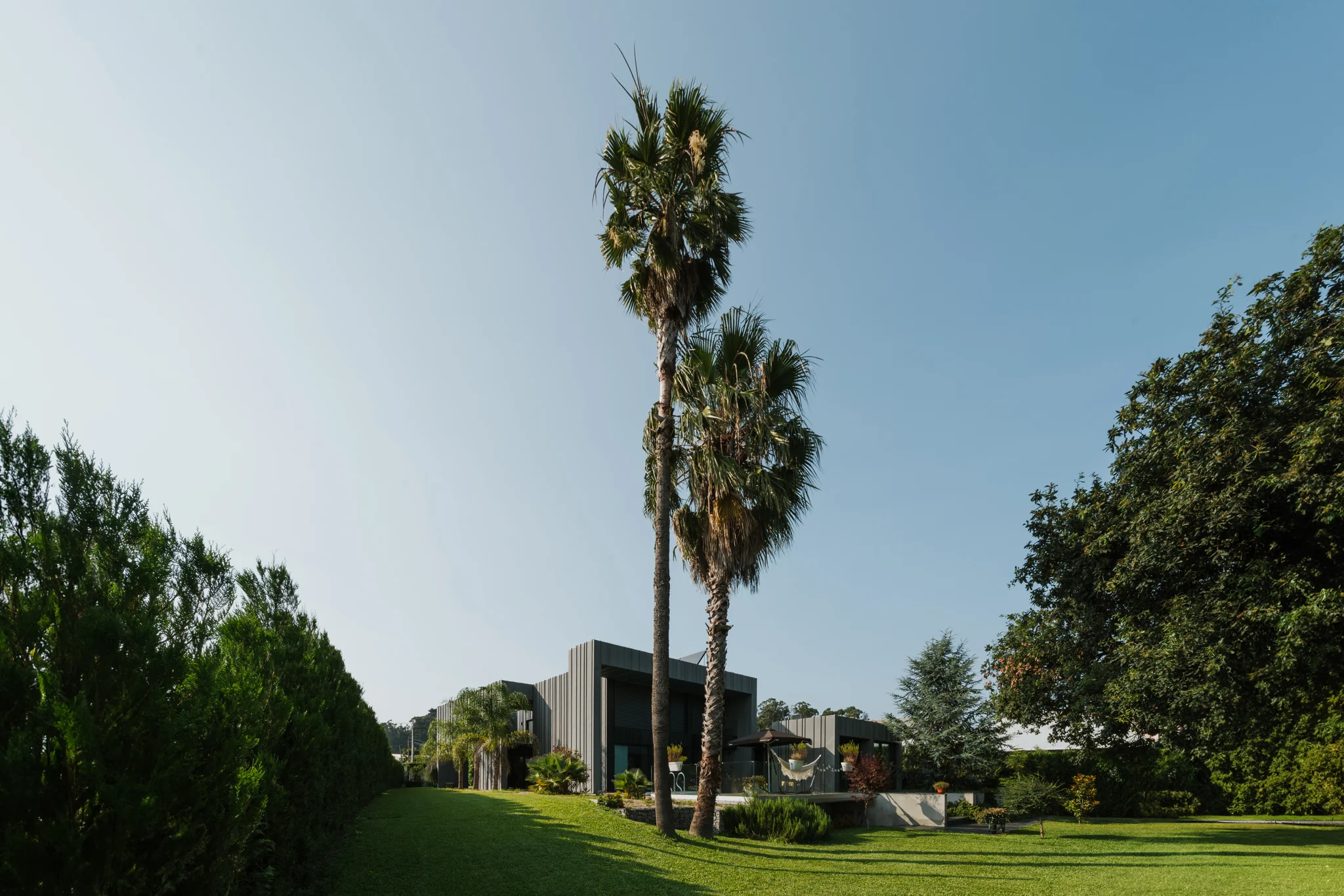 ZN12 House: jardim e enquadramento da habitação